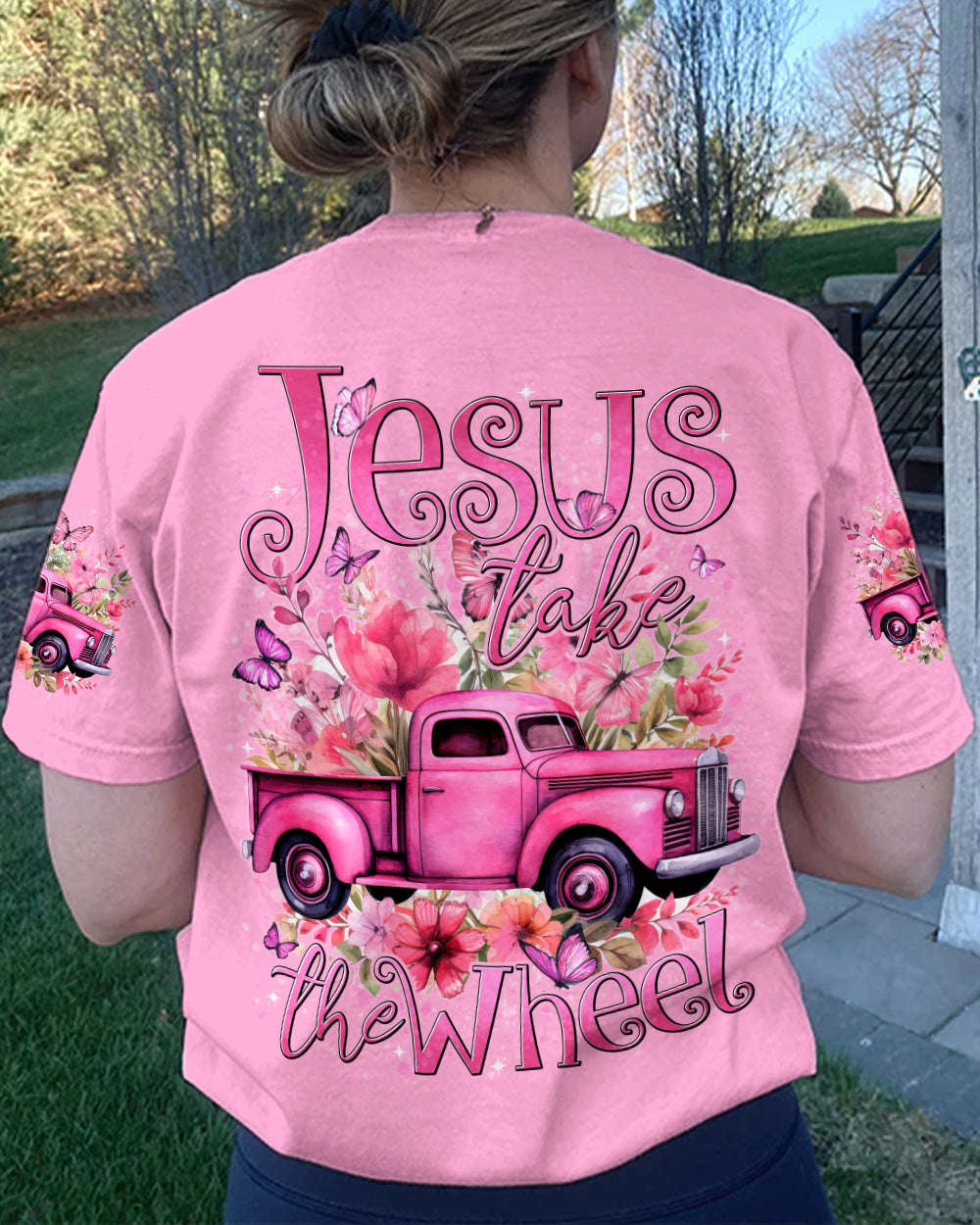 Jesus Take The Wheel Women's All Over Print Shirt - Tytd1207241