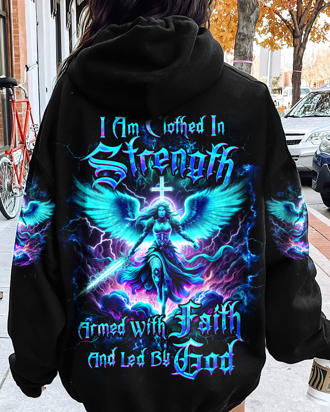 I Am Clothed In Strength Women's All Over Print Shirt - Yhdu1402252