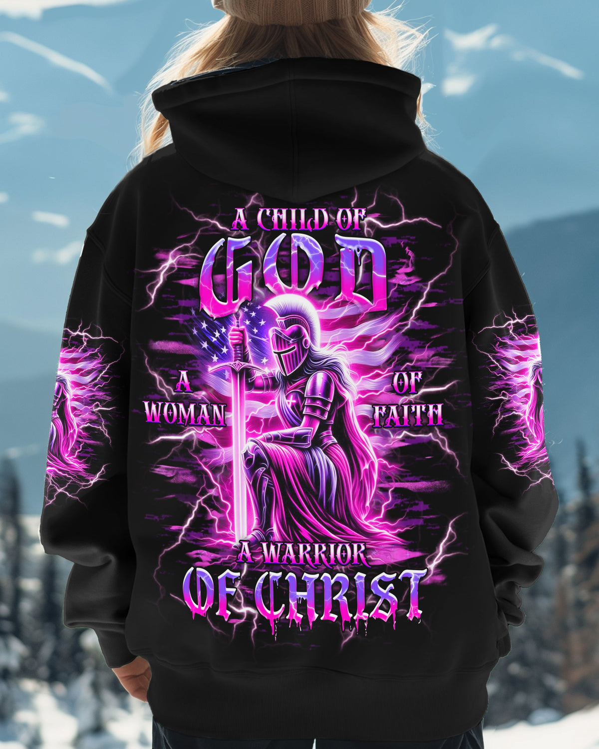 A Child Of God A Woman Of Faith Women's All Over Print Shirt - Yhhg0512242