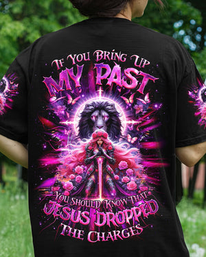 Jesus Dropped The Charges Lion Warrior Women's All Over Print Shirt - Tlnz1306244