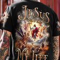 Jesus Saved My Life Men's All Over Print Shirt - Tlnz1106242