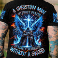 A Christian Man Without Prayer Warrior Men's All Over Print Shirt - Tlnz0705245