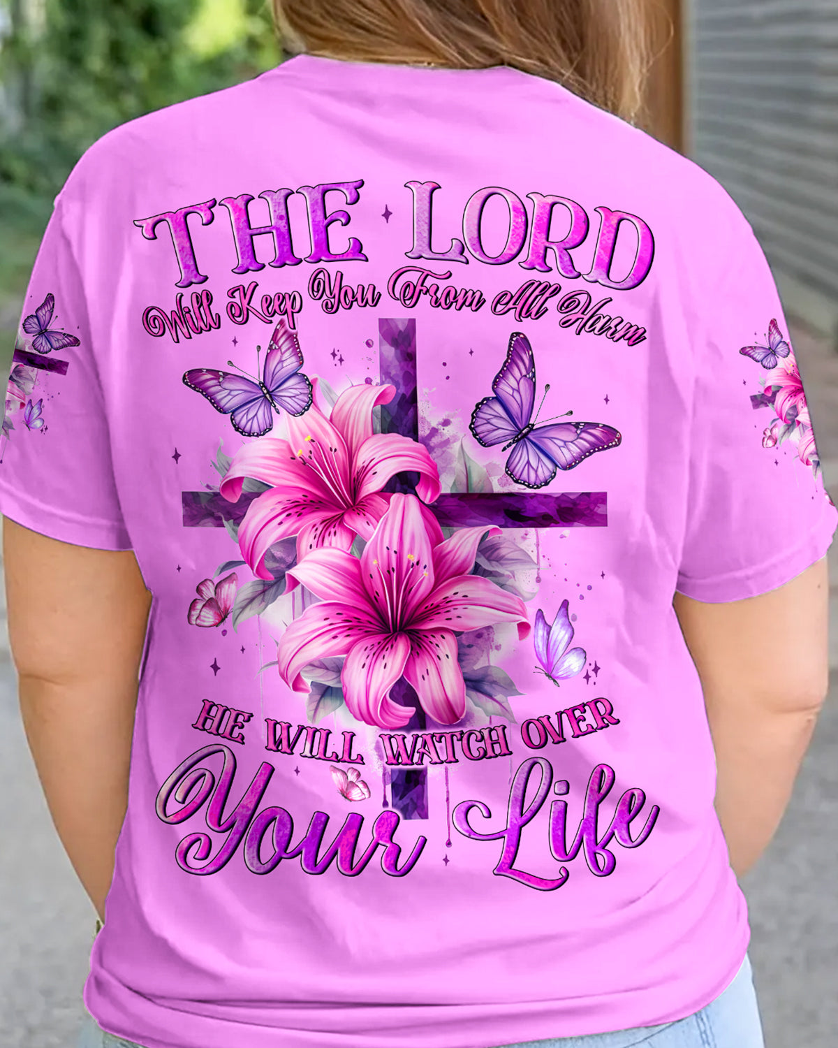 The Lord Will Keep You From All Harm Women's All Over Print Shirt - Tyqy1705243