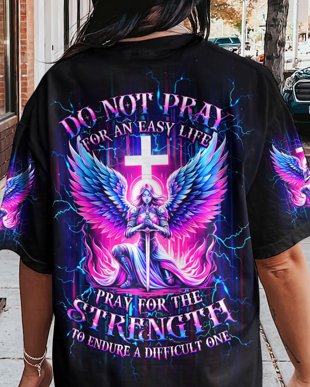 Do Not Pray For An Easy Life Women's All Over Print Shirt - Yhhg0606241