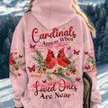 Cardinals Appear When Loved Ones Are Near Women's All Over Print Shirt - Tlnz0201251