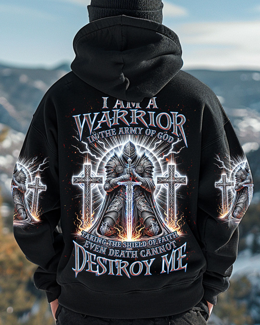 I Am A Warrior In The Army Of God Men's All Over Print Shirt - Tlnz0412242