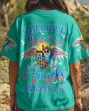 I Believe There Are Angels Among Us Women's All Over Print Shirt - Tyqy1208241