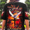 With God All Things Are Possible Women's All Over Print Shirt - Yhhg1504252