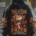 No Matter The Storm Lion Men's All Over Print Shirt - Tlnz0603252