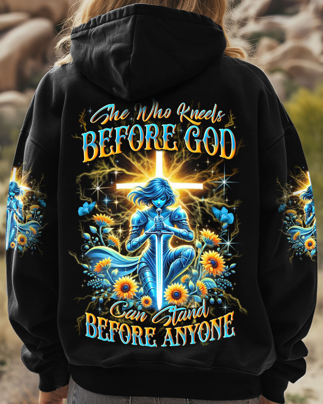 She Who Kneels Before God Women's All Over Print Shirt - Yhln1601253