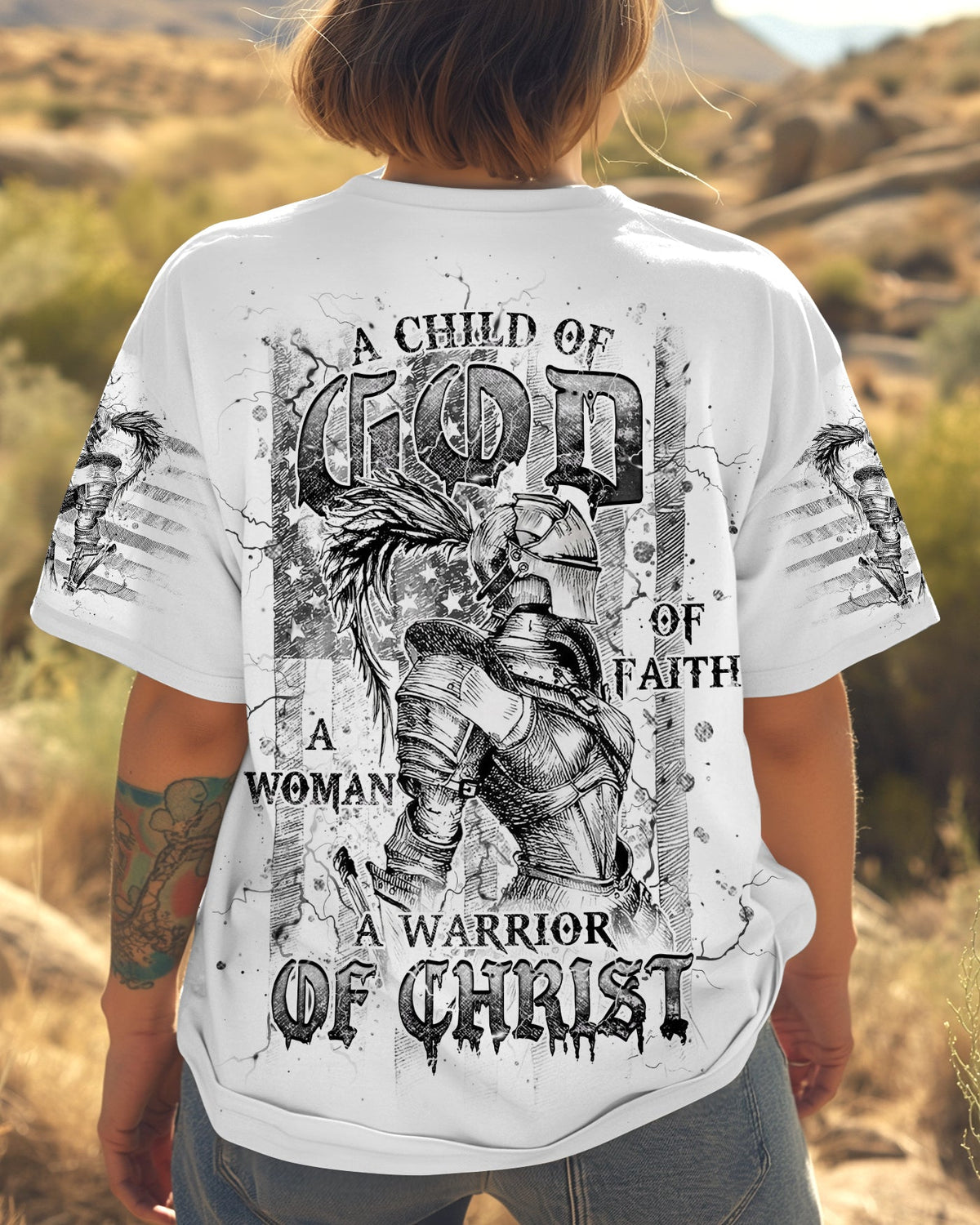 A Warrior Of Christ Women's All Over Print Shirt - Yhhg1208242