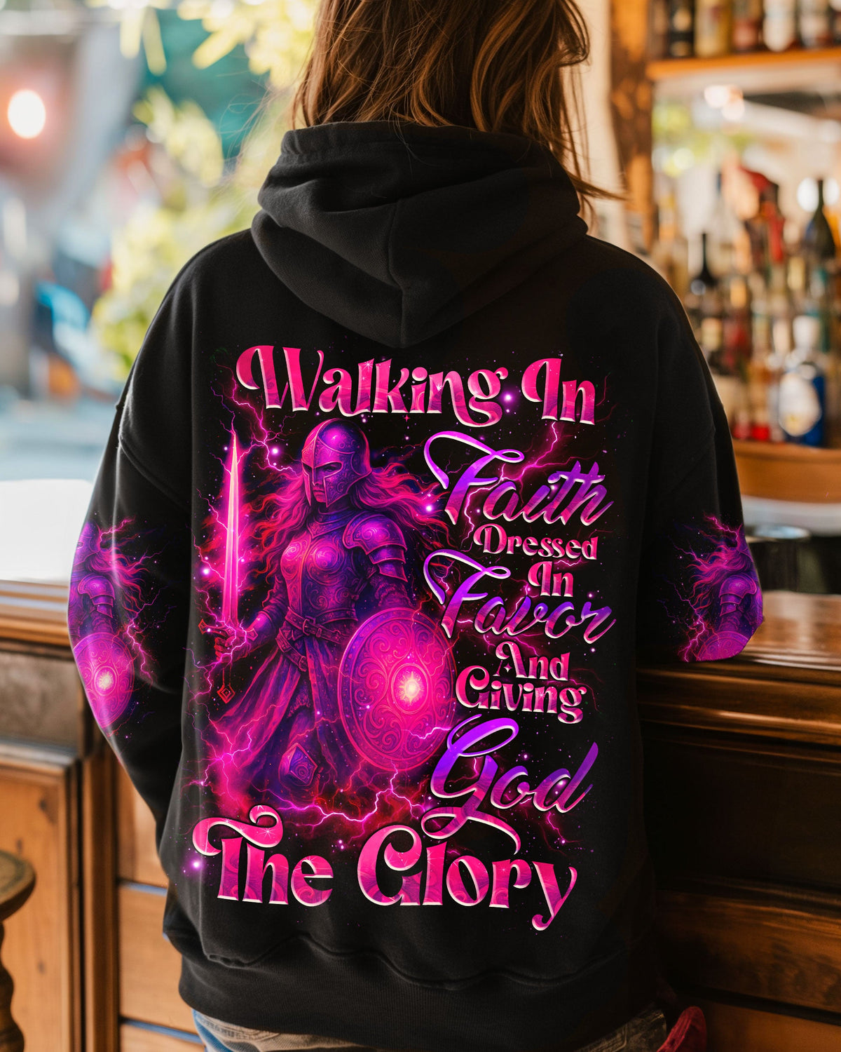 Walking In Faith Warrior Women's All Over Print Shirt - Tlnz1507253