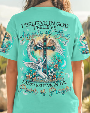 I Believe Angels Of God Women's All Over Print Shirt - Tyqy0208242