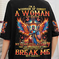 I'm A Warrior Of Christ A Woman Of Faith Women's All Over Print Shirt - Tyqy2406241