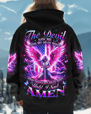The Devil Saw Me With My Head Down Women's All Over Print Shirt - Yhhg1802253