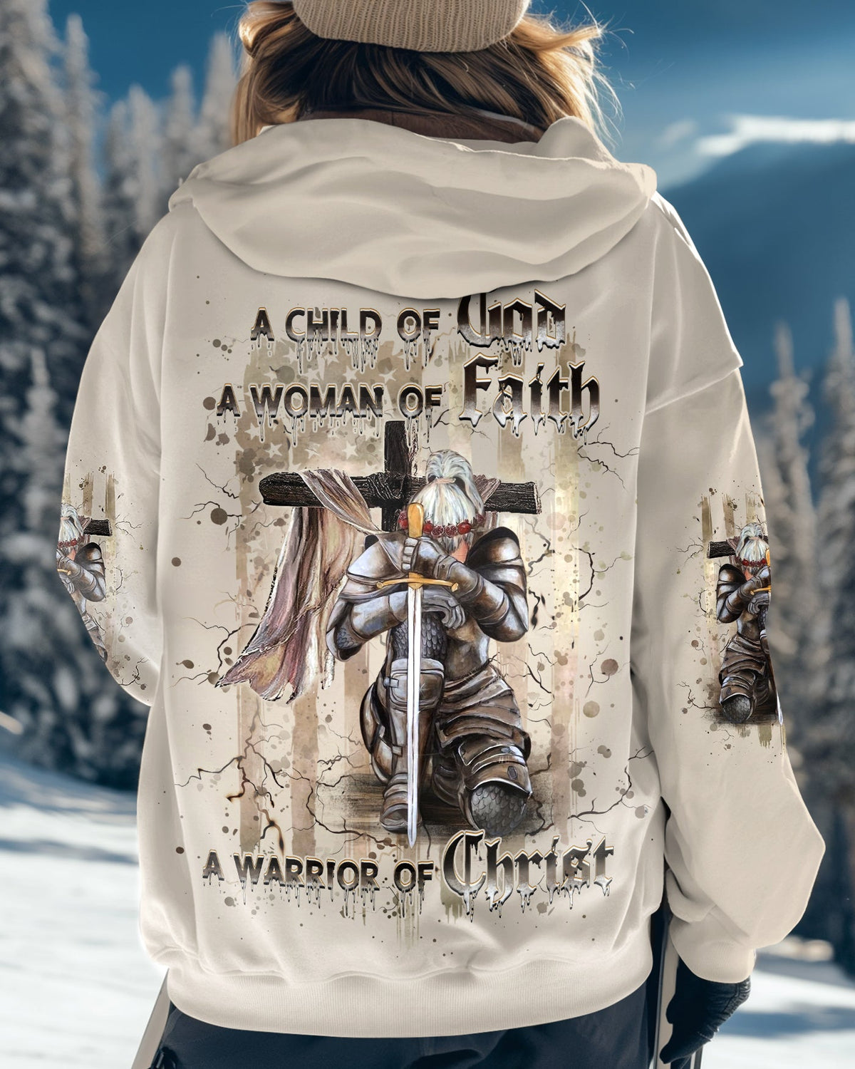 A Child Of God A Woman Of Faith Women's All Over Print Shirt - Yhhg2110241