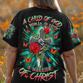 A Child Of God A Woman Of Faith Women's All Over Print Shirt  - Tlnz0804252