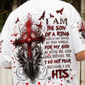 I Am The Son Of A King Cross Men's All Over Print Shirt - Tlnz2706243