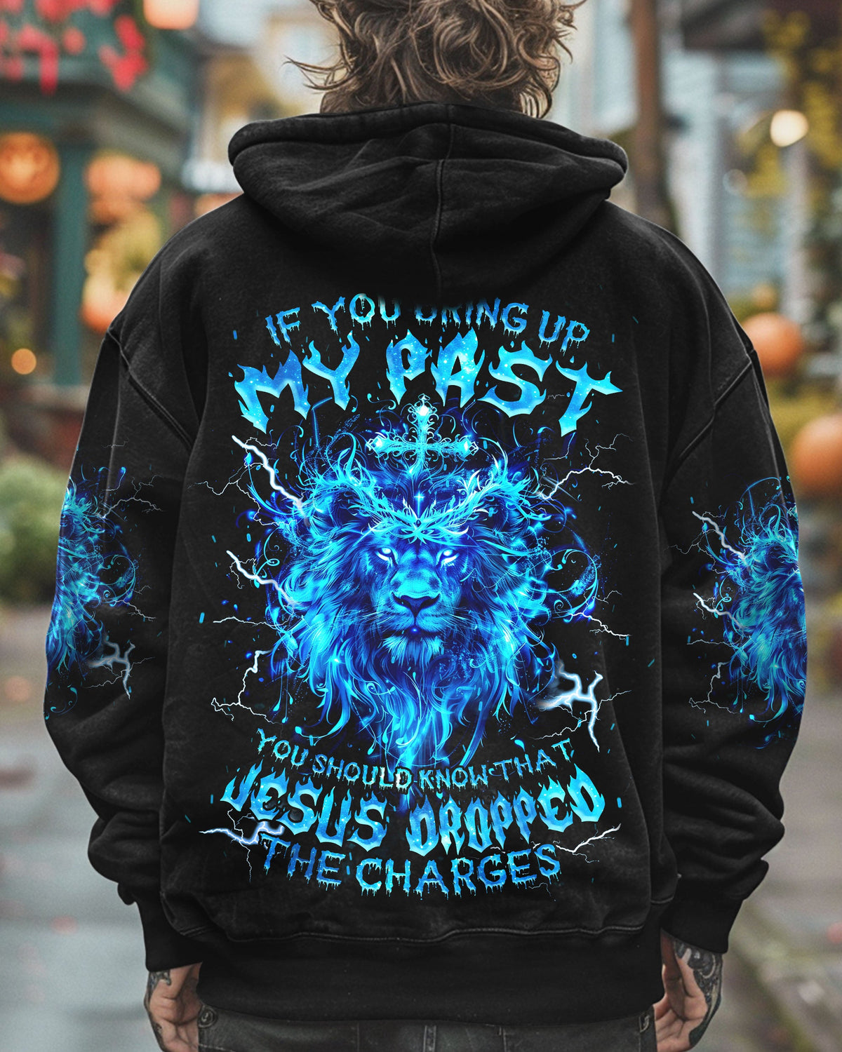 Jesus Dropped The Charges Lion Men's All Over Print Shirt - Tlnz1301253