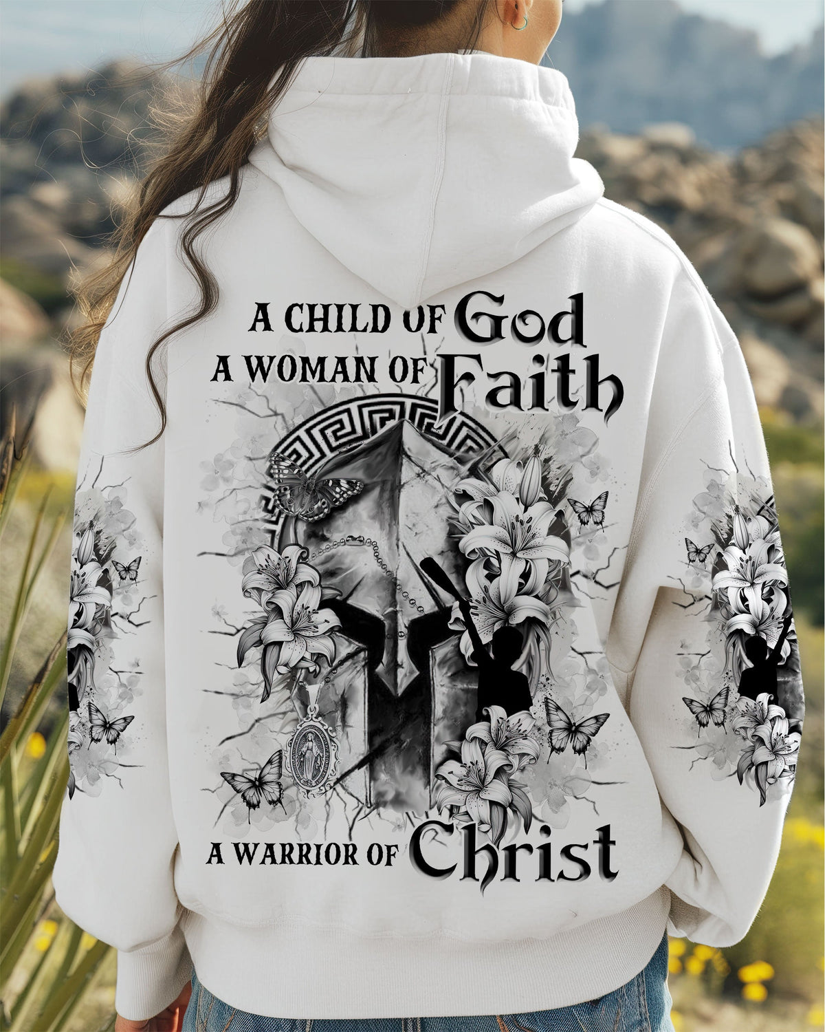 A Child Of God A Woman Of Faith Women's All Over Print Shirt  - Tlnz1002252