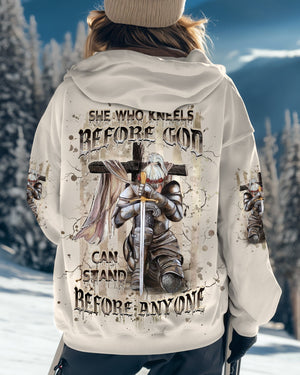 She Who Kneels Before God Women's All Over Print Shirt - Yhhg1709242