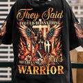 I Became God's Warrior Women's All Over Print Shirt - Tyqy1906241