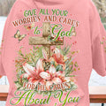 Give All Your Worries And Cares To God Women's All Over Print Shirt - Tyqy2703242