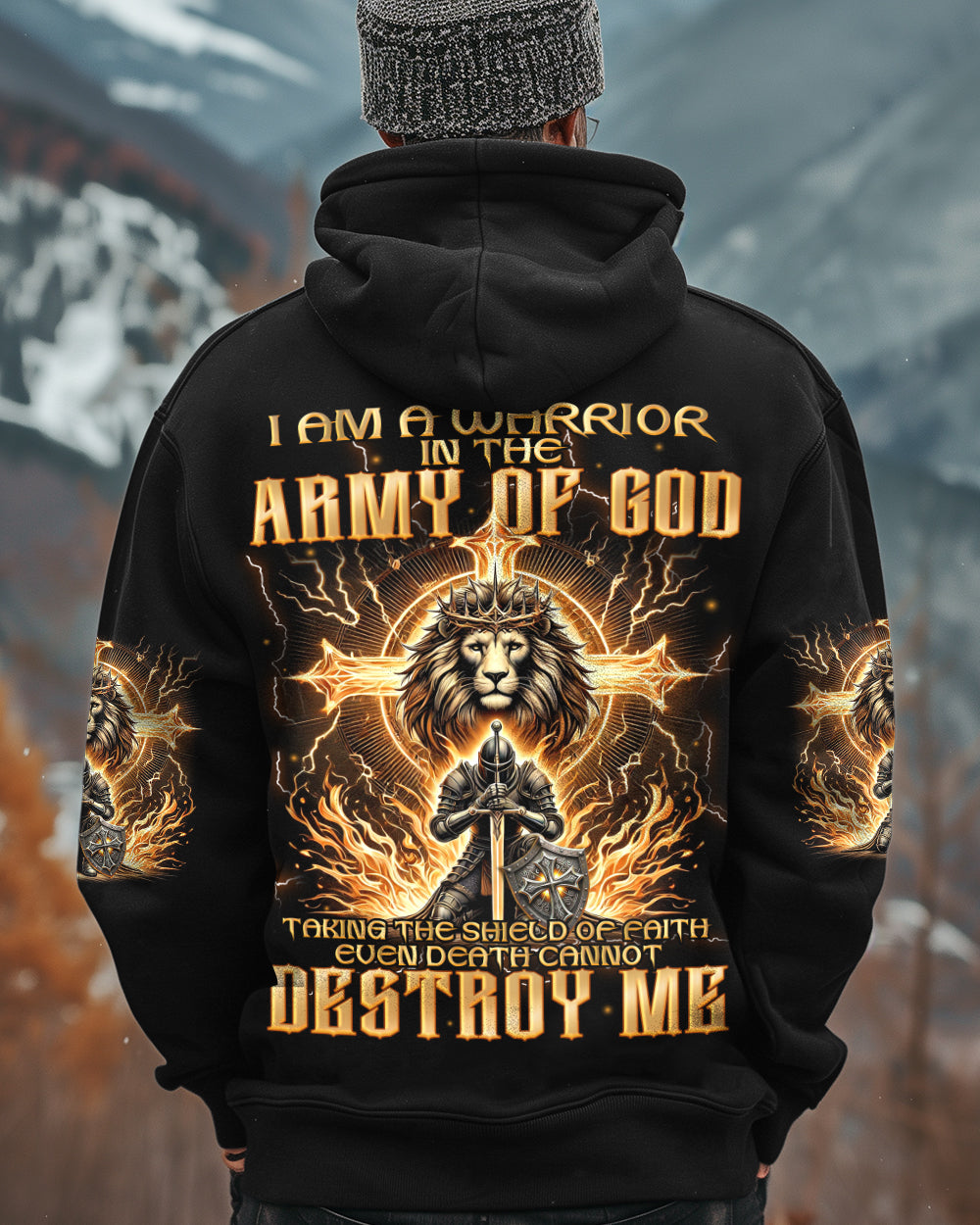 I Am A Warrior In The Army Of God Men's All Over Print Shirt - Tyqy2811241