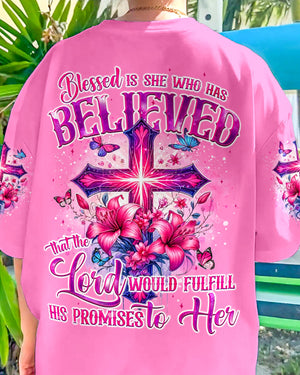Blessed Is She Who Has Believed Women's All Over Print Shirt - Tyqy1206243