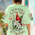 Always On My Mind Forever In My Heart Cardinal Women's All Over Print Shirt - Tlnz1203253