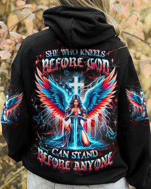 She Who Kneels Before God Women's All Over Print Shirt - Yhhg1710242