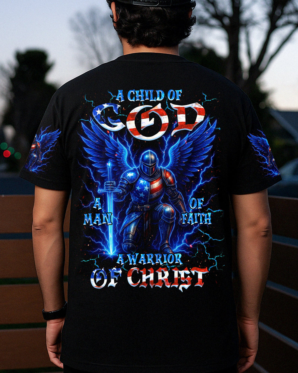 A Warrior Of Christ Warrior Men's All Over Print Shirt - Tlnz2305252