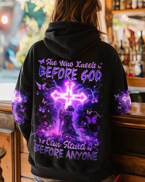 She Who Kneels Before God Warrior Women's All Over Print Shirt - Tlnz2910244