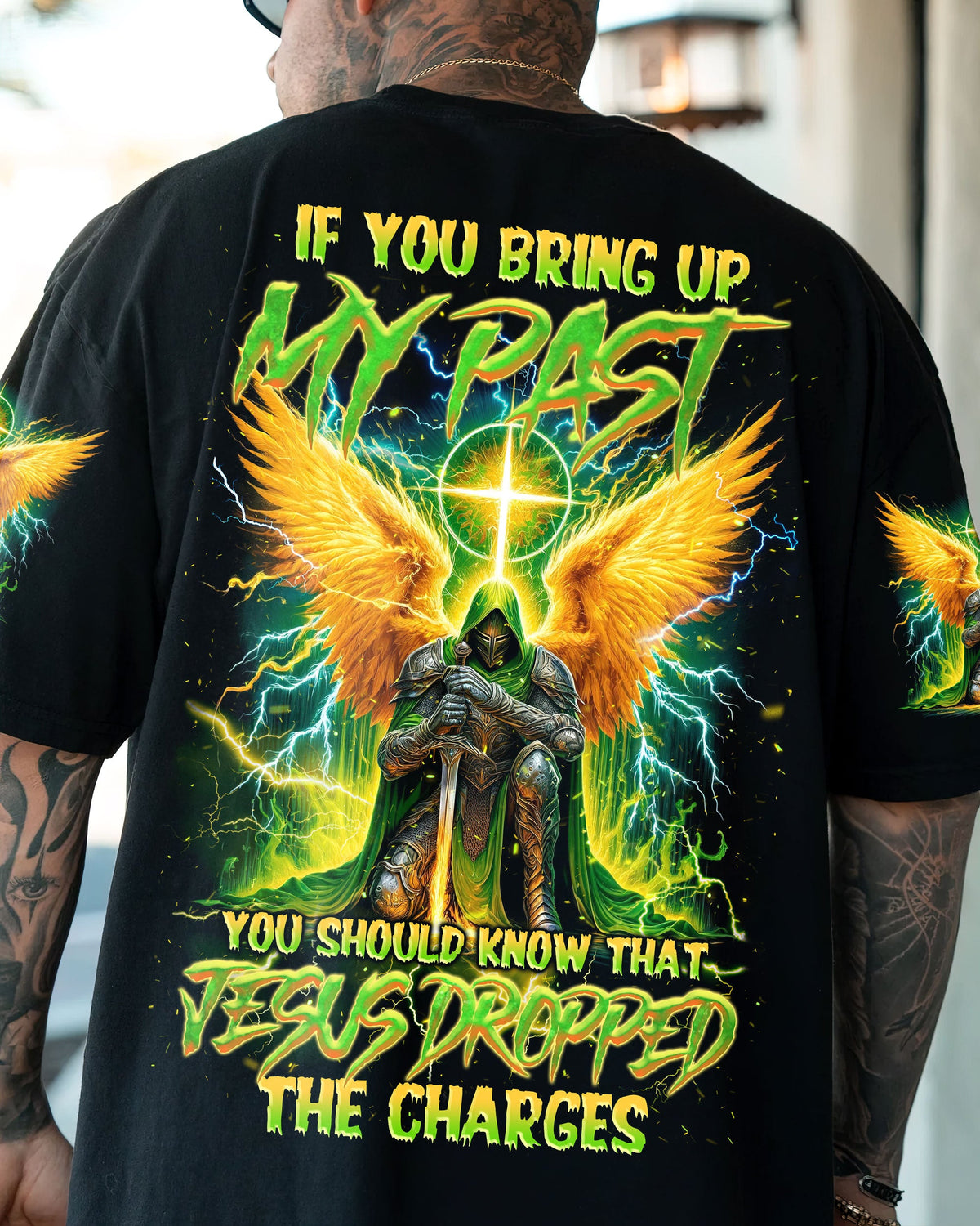 Jesus Dropped The Charges Warrior Men's All Over Print Shirt - Tlnz1705245