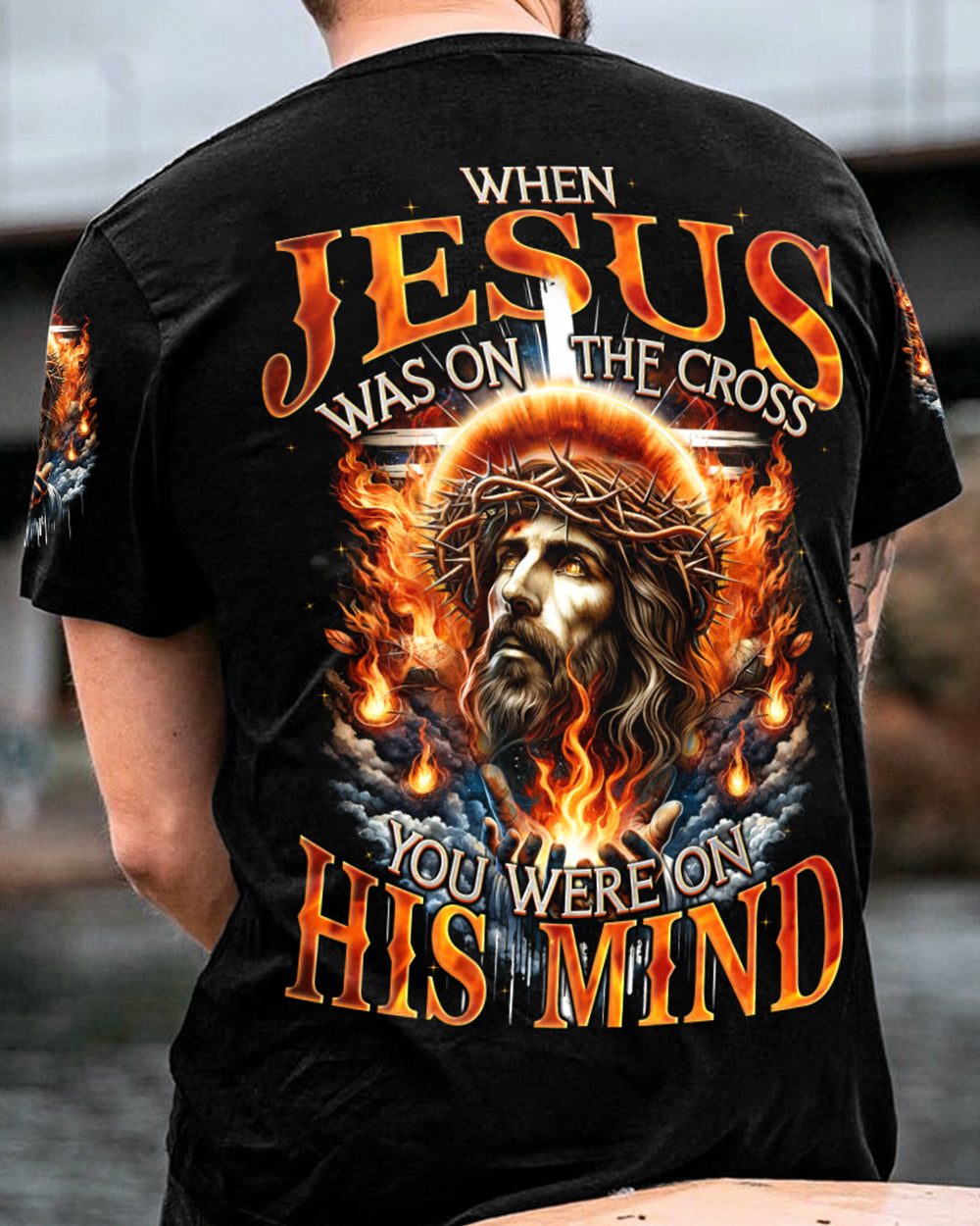 When Jesus Was On The Cross Men's All Over Print Shirt - Tyqy0205241