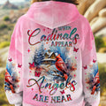 Cardinals Appear When Angels Are Near Women's All Over Print Shirt - Tlnz1401252