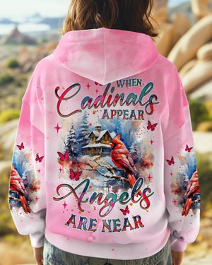 Cardinals Appear When Angels Are Near Women's All Over Print Shirt - Tlnz1401252