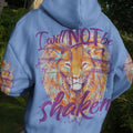 I Will Not Be Shaken Lion Women's All Over Print Shirt - Tytm2401244