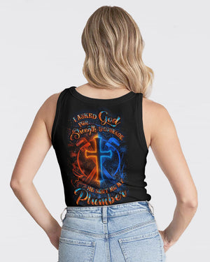 I ASKED GOD FOR STRENGTH AND COURAGE ALL OVER PRINT - YHLT0108254