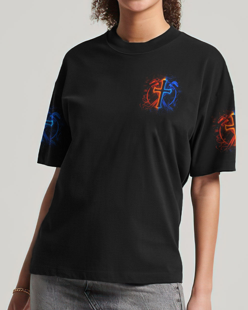 I ASKED GOD FOR STRENGTH AND COURAGE ALL OVER PRINT - YHLT0108254