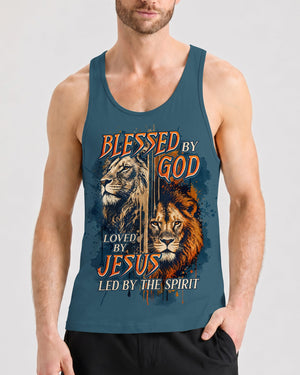 Blessed By God Lion Men's All Over Print - Typq0607264