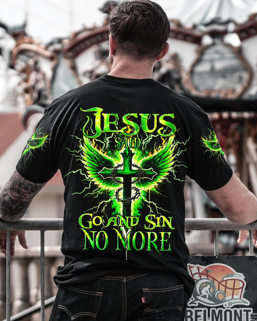 Jesus Said Go And Sin No More Men's All Over Print Shirt - Tyhi0307242