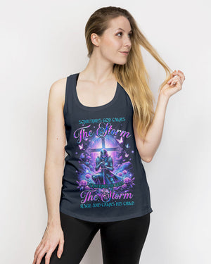 God Calms The Storm Women's All Over Print Shirt - Tyqy2812233