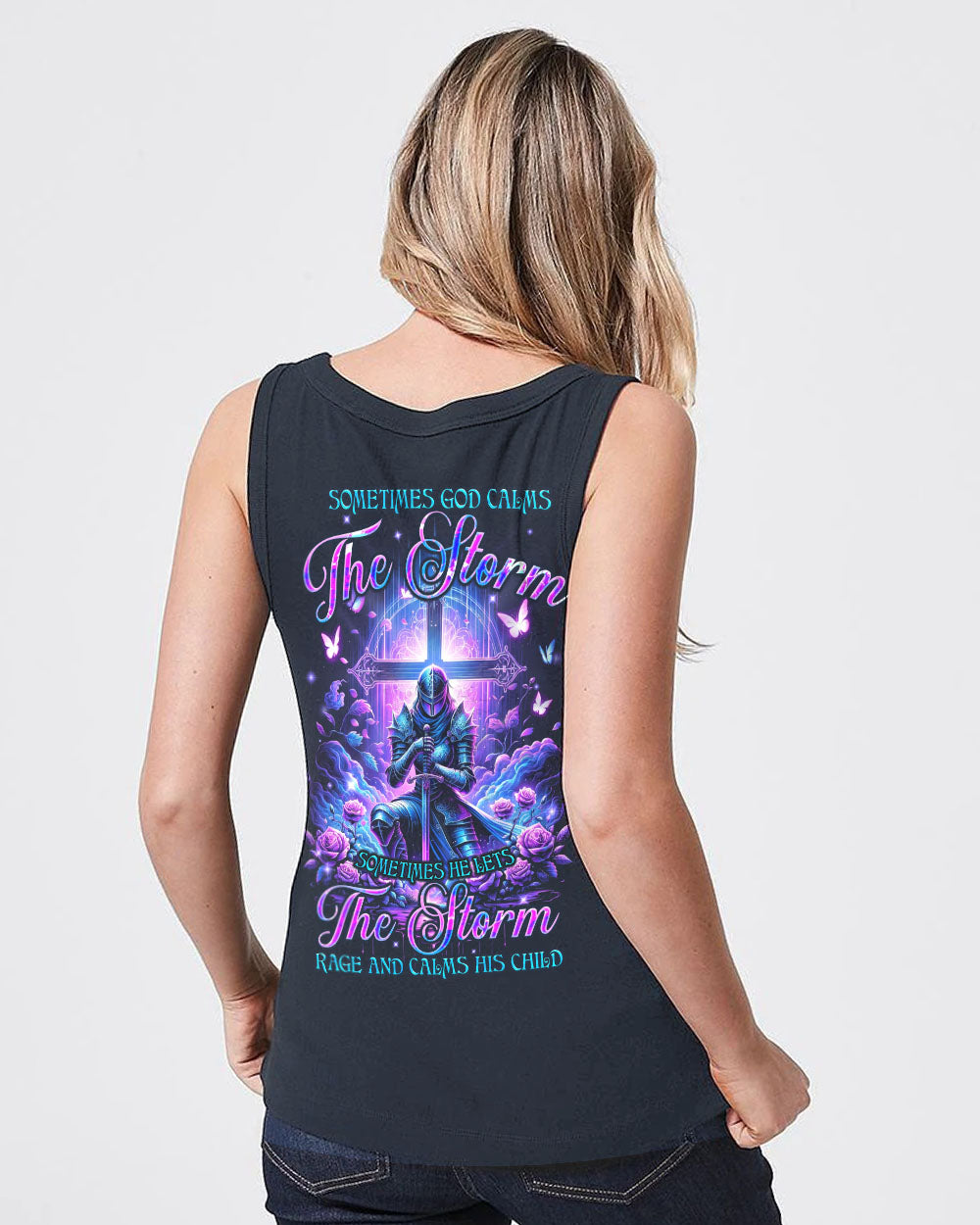 God Calms The Storm Women's All Over Print Shirt - Tyqy2812233