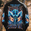 Tell The Storm How Big Your God Is Warrior Men's All Over Print Shirt - Tlno1710242