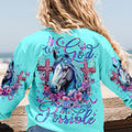 With God All Things Are Possible Horse Women's All Over Print Shirt - Tlno1210233