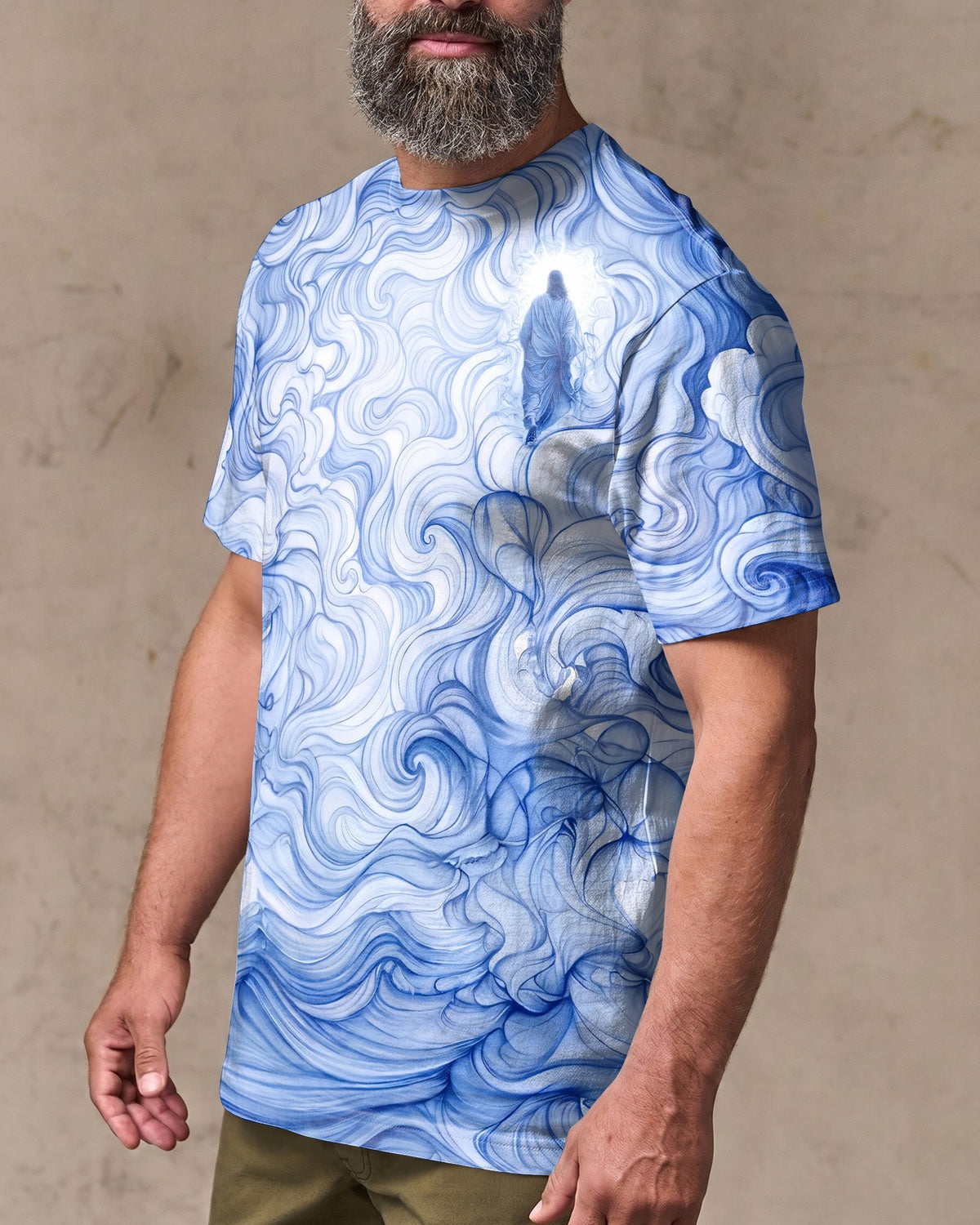 Jesus Walking On Water Men's All Over Print Shirt - Tyqy0307264