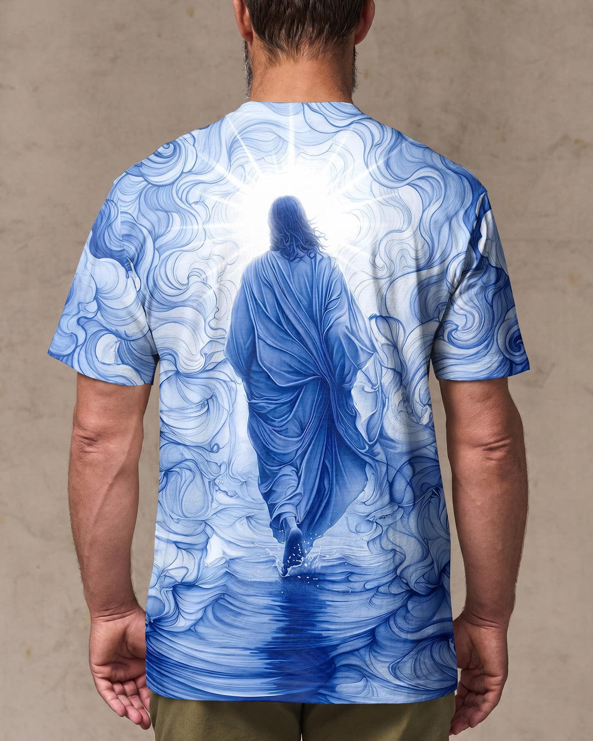 Jesus Walking On Water Men's All Over Print Shirt - Tyqy0307264