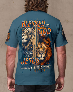 Blessed By God Lion Men's All Over Print - Typq0607264