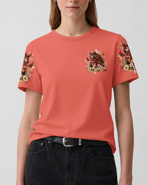 With God All Things Are Possible Horse Women's All Over Print Shirt   - Tlhg0207263